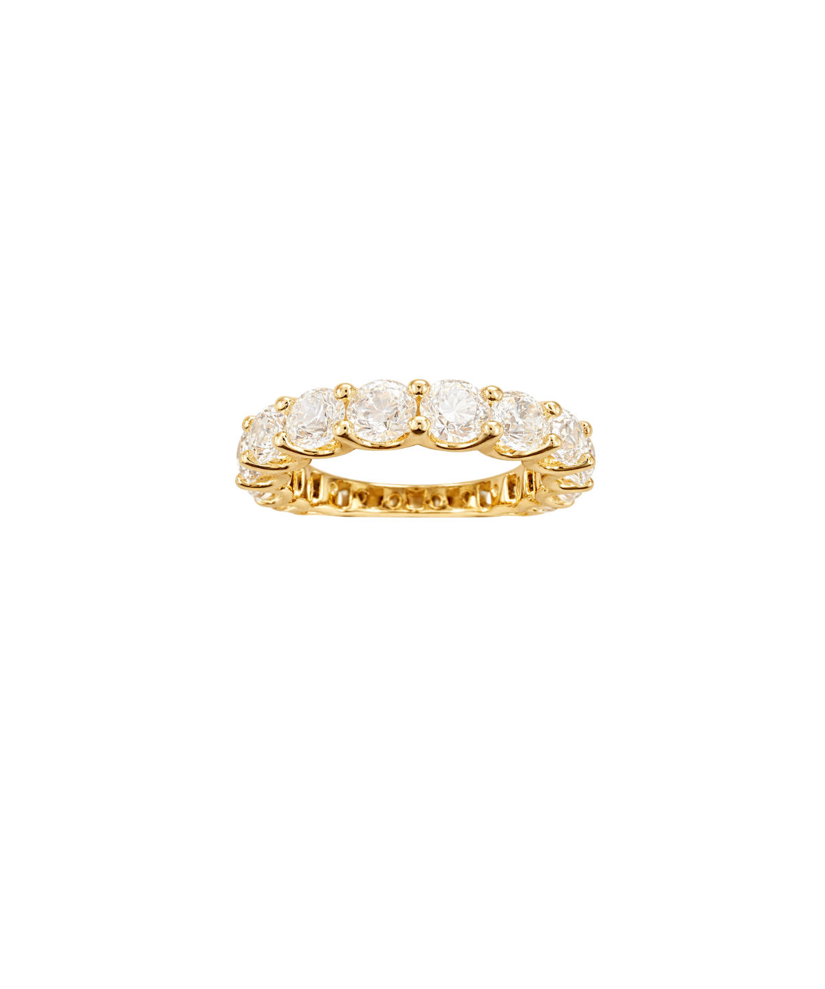 4.90ct Diamond 18K Gold Eternity Ring