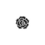 1.00ct Diamond 18K Gold Rose Statement Ring