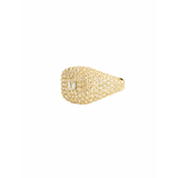 1.66ct Diamond 14K Gold Pave Ring