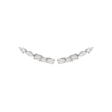 1.50ct Diamond 18K Gold Multi Shape Climber Earrings