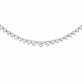 10.54ct Diamond 18K Gold Jenny Tennis Necklace