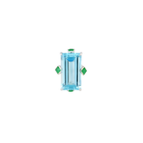 14.97ct Sky Blue Topaz Emerald 18K Gold Cocktail Ring