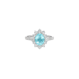 2.08ct Paraiba Diamond 18K Gold Ring