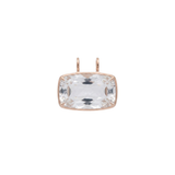 28.85ct White Topaz 18K Gold Medium Statement Pendant