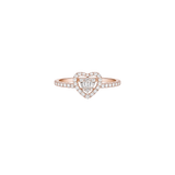 0.28ct Diamond 18K Gold Heart Ring