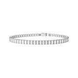 8.25ct Diamond 18K Gold Emerald Cut Tennis Bracelet
