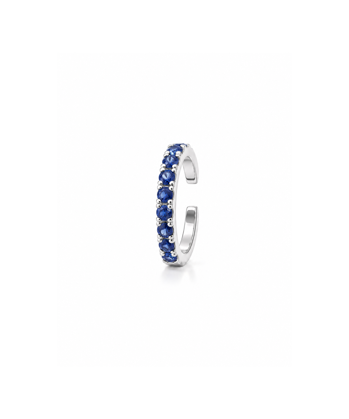 0.37ct Blue Sapphire 18K Ear Cuff