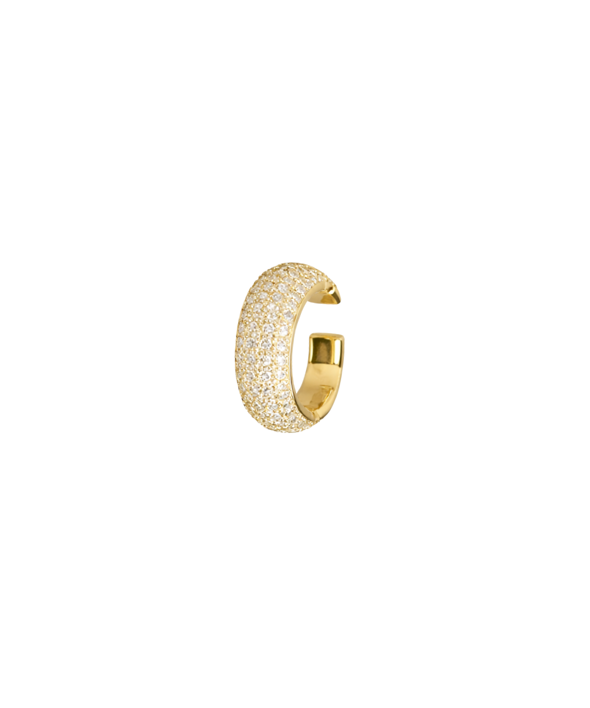0.53ct Diamond 18K Gold Pave Ear Cuff