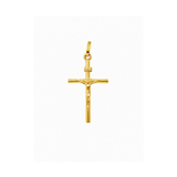 14K Gold Small Crucifix Pendant