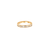 0.32ct Diamond 14K Gold Multi Shaped Band Ring