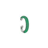 0.90ct Emerald 18K Gold Pave Statement Ear Cuff
