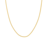 14K Gold  Herringbone Chain Necklace