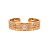 3.31ct Diamond 18K Gold Cuff Bracelet