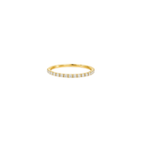0.85ct Diamond 18K Gold Eternity Band Ring