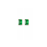 1.68ct Emerald 18K Gold Stud Earrings