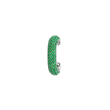 0.90ct Emerald 18K Gold Pave Statement Ear Cuff