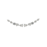 1.23ct Diamond 18K Gold Multi Shape Climber Earrings