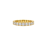 1.29ct Diamond 14K Gold Flexible Eternity Ring