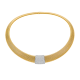 1.07ct Diamond 18K Italian Gold Necklace