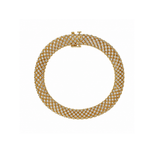 3.00ct Diamond 14K Gold Vintage Rope Bracelet