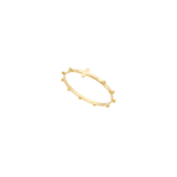 14K Gold Rosary Ring