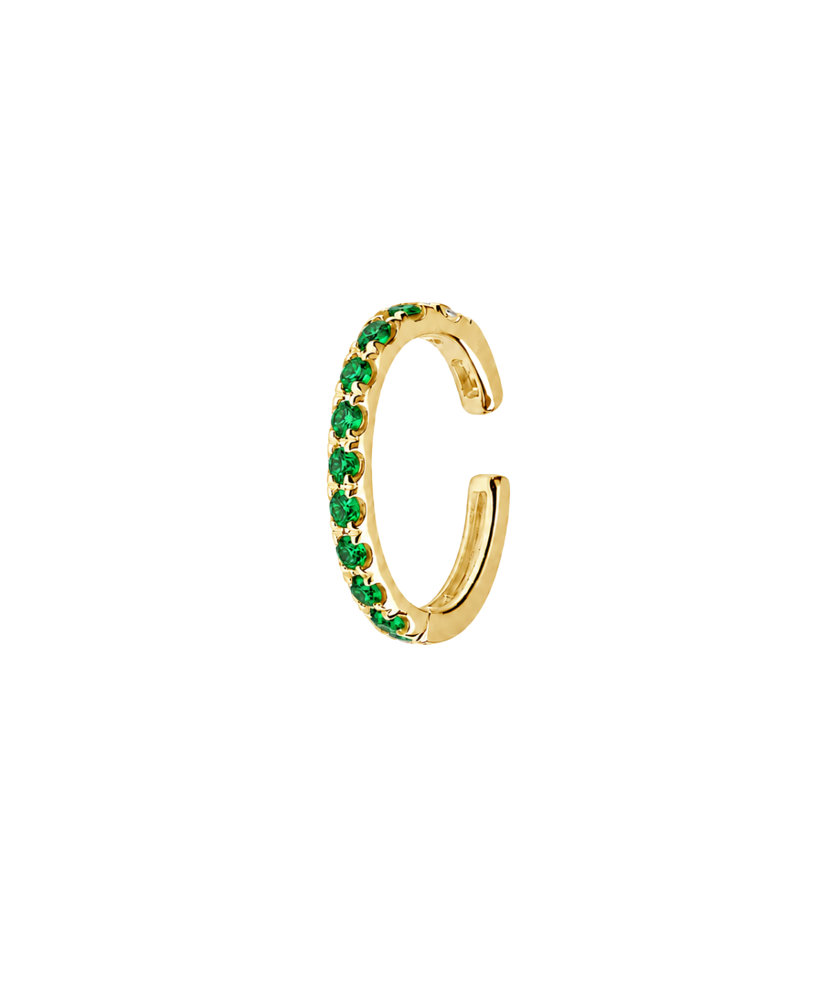 0.28ct Emerald 18K Gold Ear Cuff