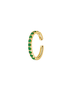 0.28ct Emerald 18K Gold Ear Cuff