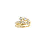 0.50ct Diamond 14K Gold Bypass Ring