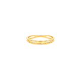 14K Gold Double Band Ring
