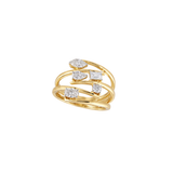 0.66ct Diamond 14K Gold Multi Shape Ring