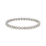 5.00ct Diamond 14K Gold Illusion Tennis Bracelet
