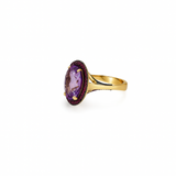 14.285ct Pink Amethyst Ruby 18K Gold Ring