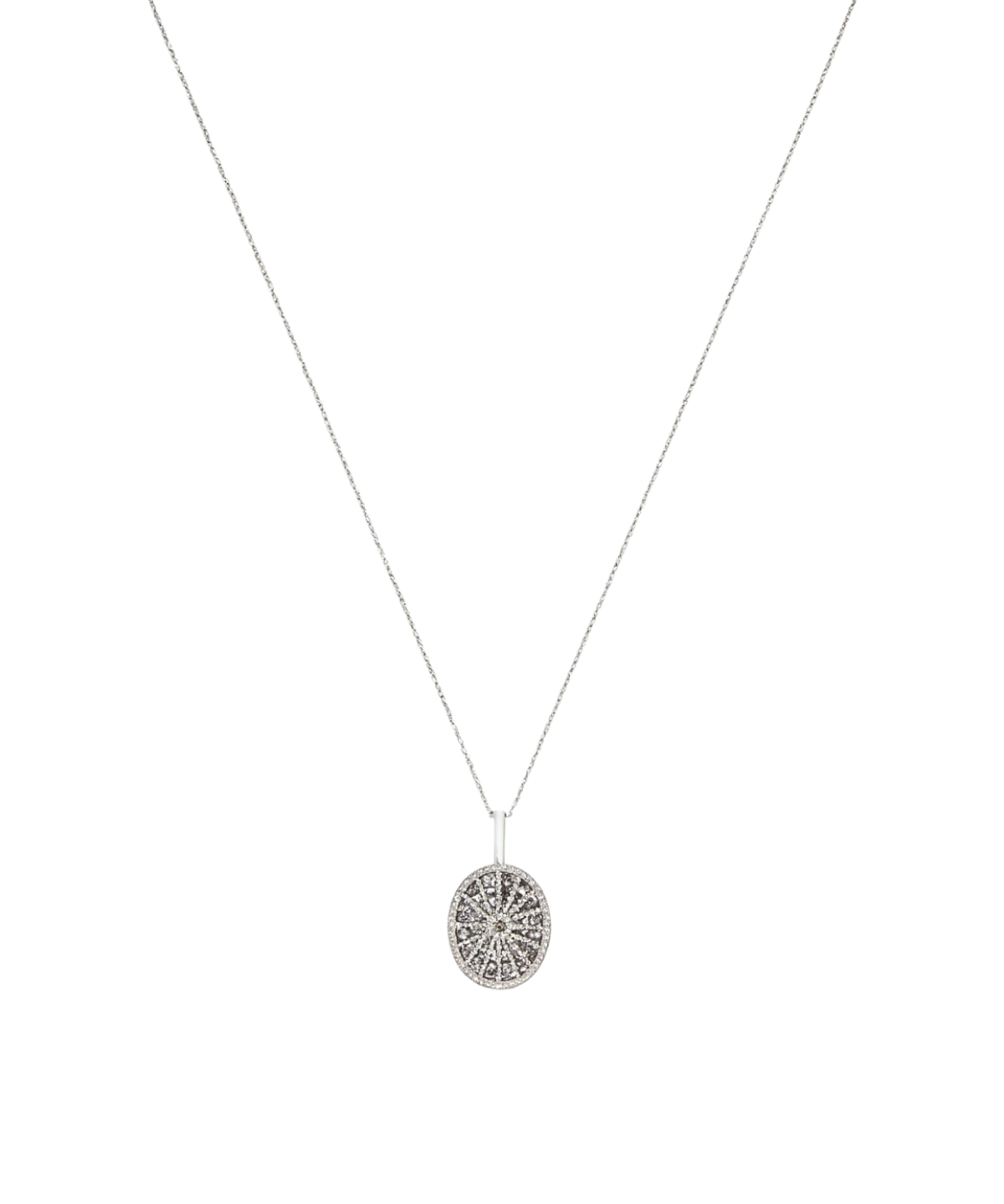 1.20ct Diamond 14K Gold Medal Pendant Necklace