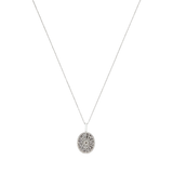 1.20ct Diamond 14K Gold Medal Pendant Necklace
