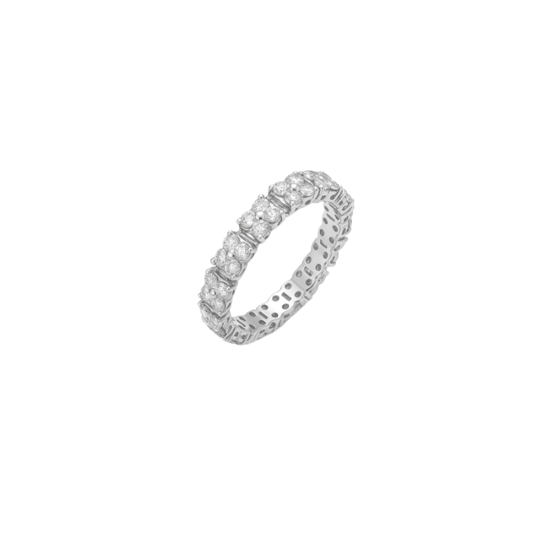 1.35ct Diamond 18K Gold Eternity Ring