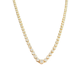1/2ct Diamond 18K Gold Tennis Necklace