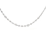 8.53ct Diamond 14K Gold Multi Shaper Tennis Necklace