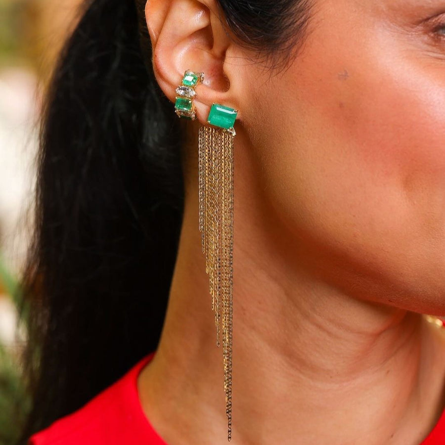 Ana Rocha E Appolinario 18K Gold Eight Fringes Backing For Earrings