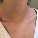 0.27ct Diamond 14K Gold Dainty Chain Necklace