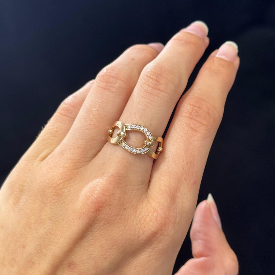 0.14ct Diamond 18K Rose Gold Ring