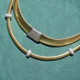1.07ct Diamond 18K Italian Gold Necklace