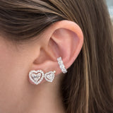 0.95ct Diamond 18K Gold Ear cuff