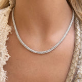 17.30ct Diamond 18K Gold Rope Necklace