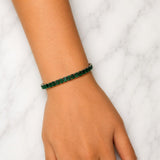12.66ct Emerald 18K Gold Tennis Bracelet