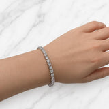 13.63ct Diamond 18K Gold Classic Tennis Bracelet