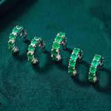1.95ct Emerald Diamond 18K Gold Statement Ear Cuff