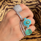 1.55ct Diamond 18K Gold Double Ring
