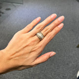 2.60ct Diamond 18K Gold Dome Ring