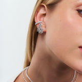 1.66ct Diamond 18K Gold Fireworks Earrings