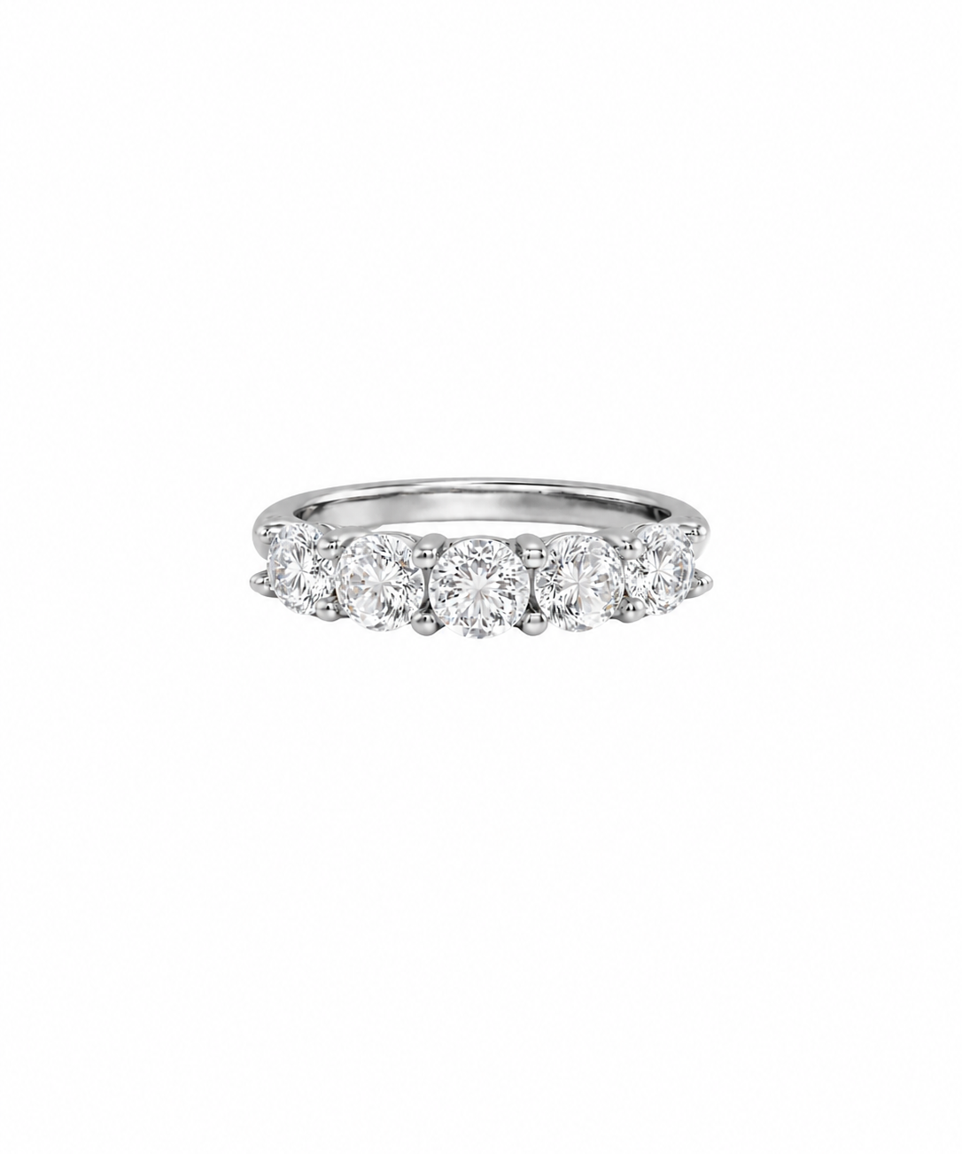 2.00ct Diamond 14K Gold Half Eternity Ring